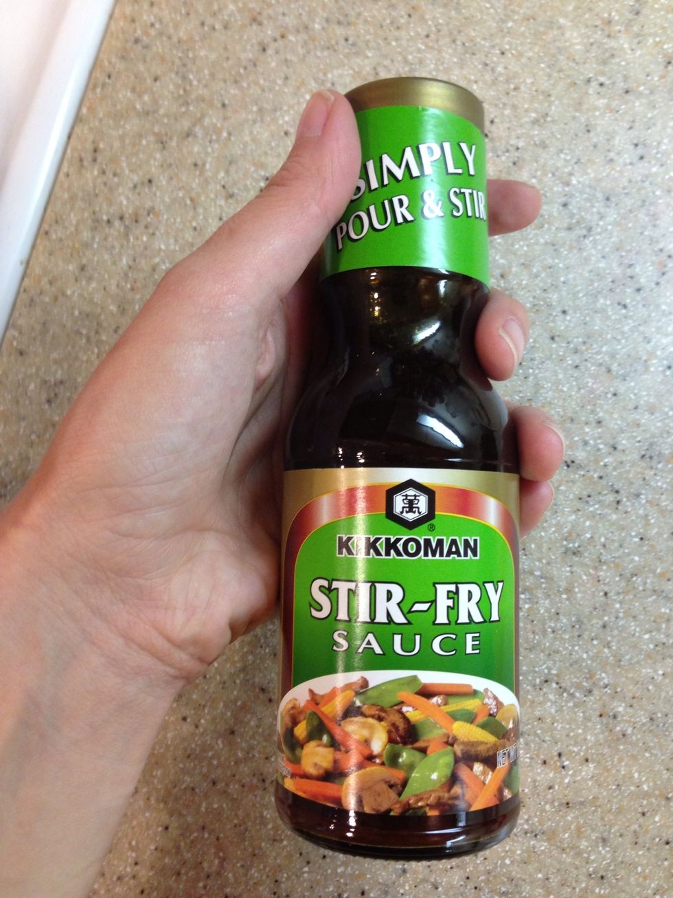 Same with the sauce. You can use any sauce... I like the chow mein or schezuan sauces as well.