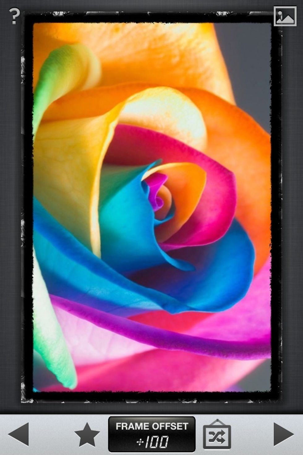 Sample of a Frames adjustment.