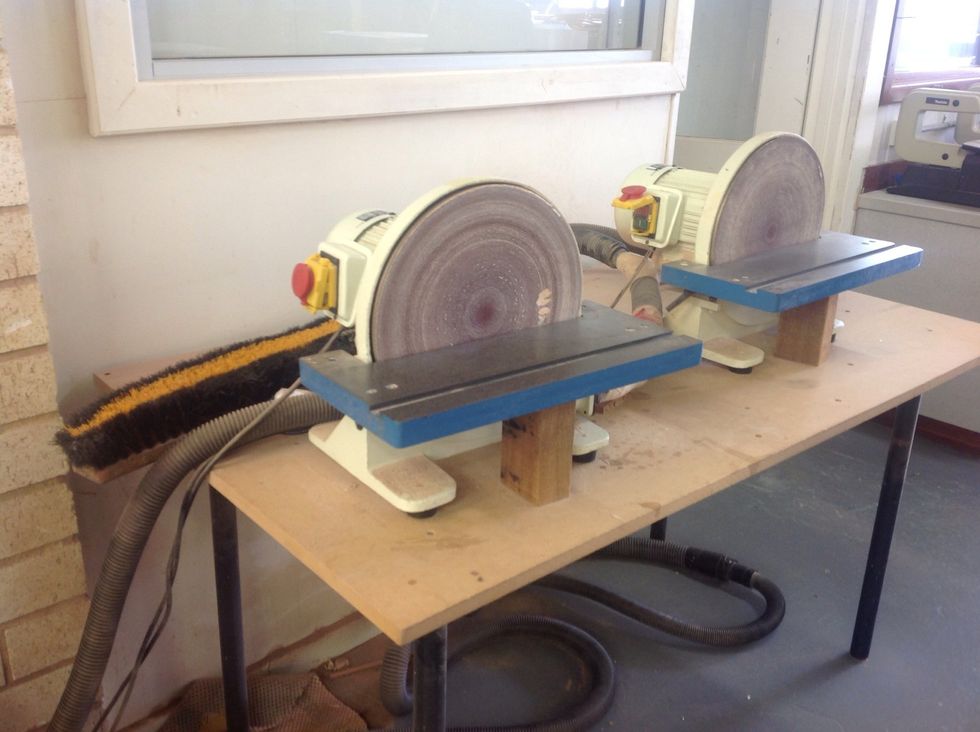 Sand the edges so they are rounded.