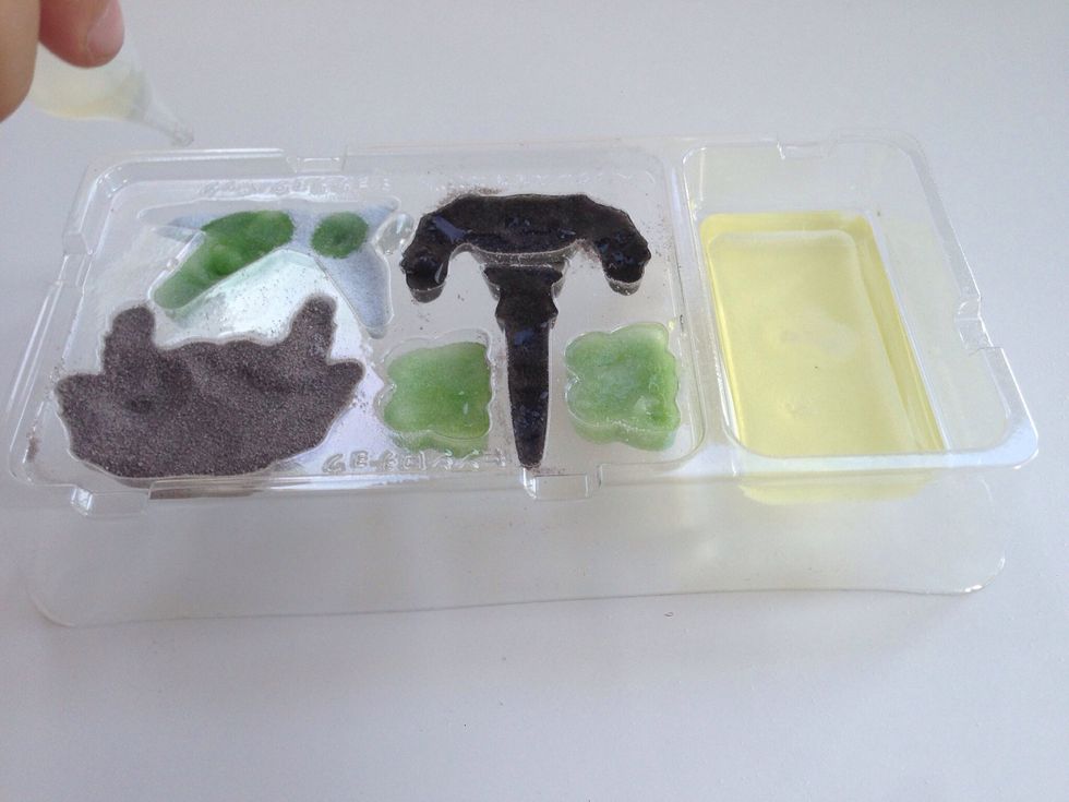 Saturated --be careful not to overfill