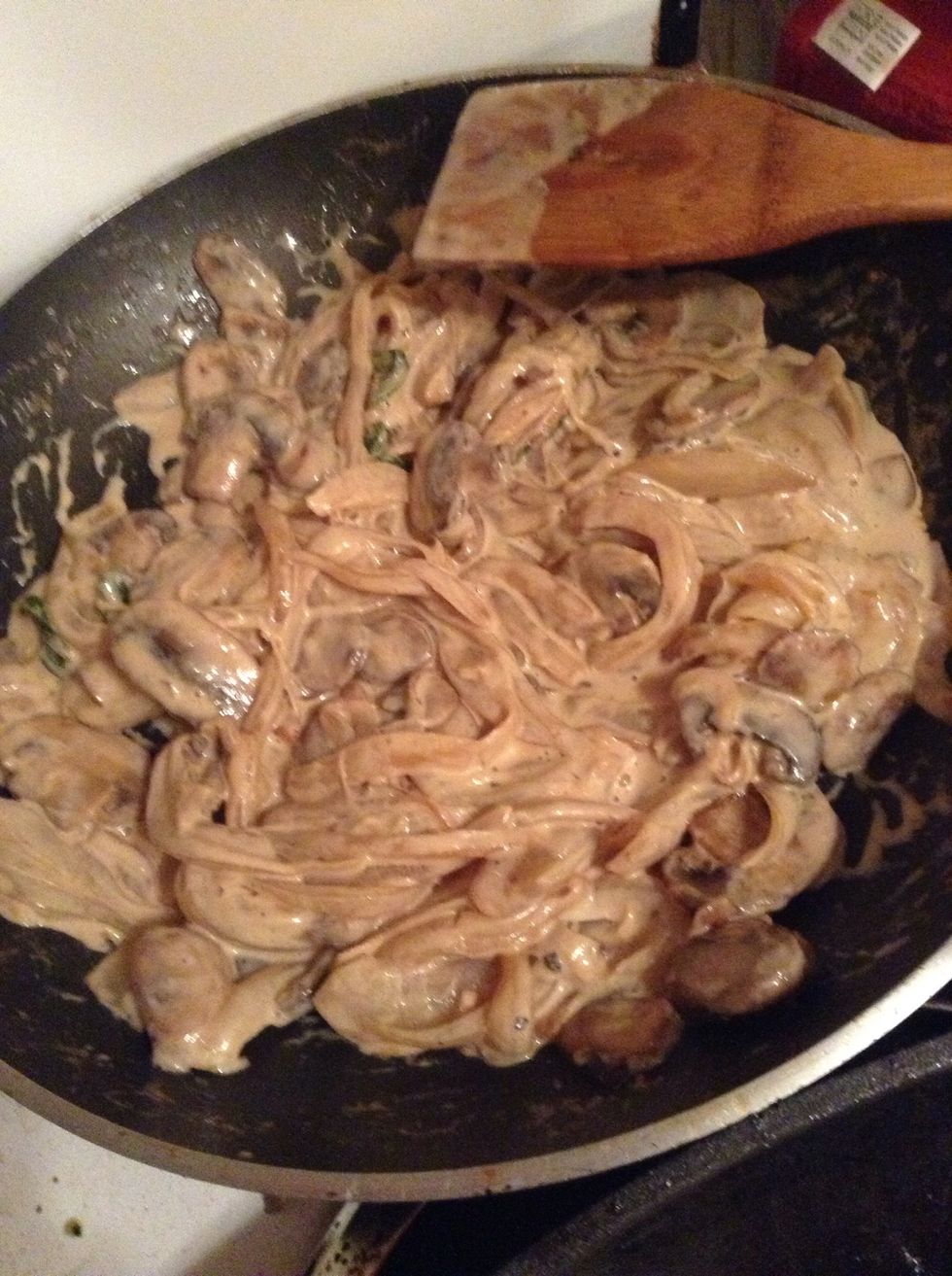 Sauce will look something like this when ready