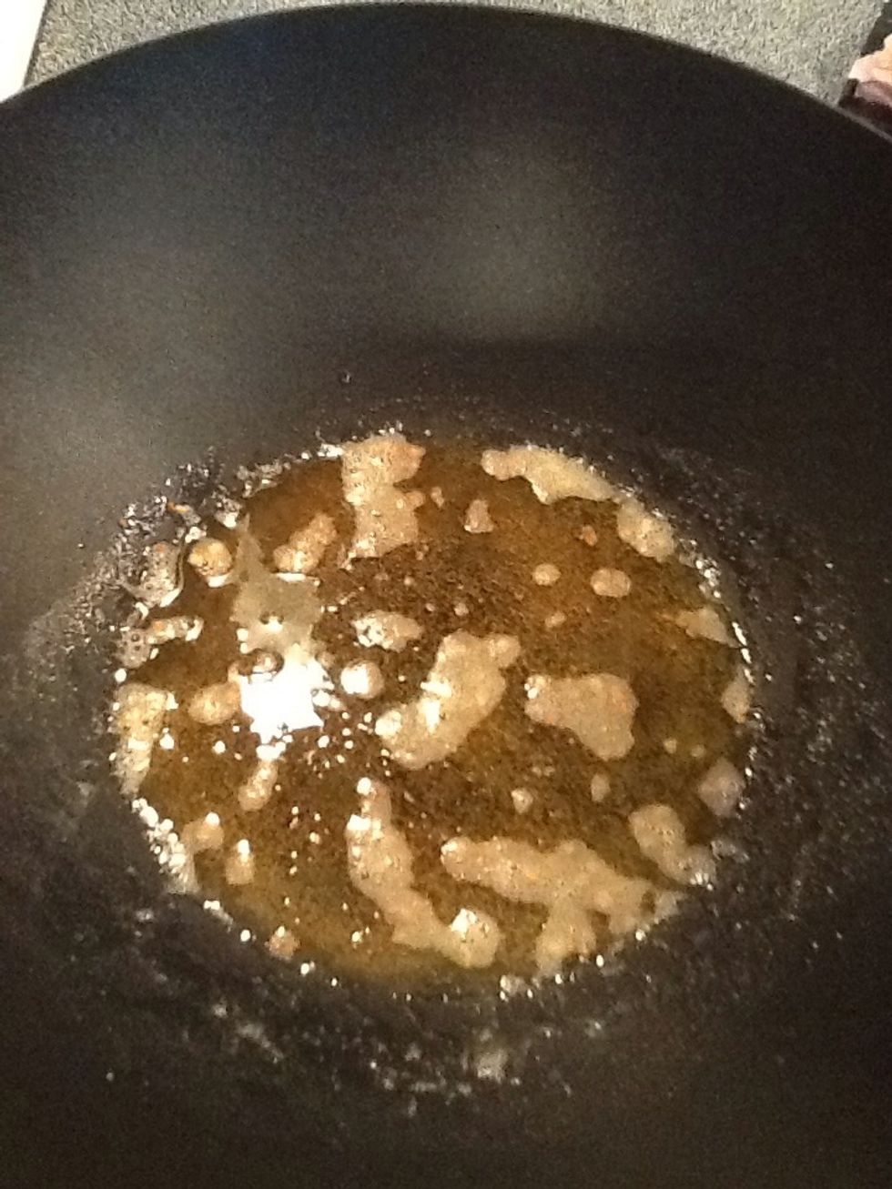 Saut\u00e9 garlic a few minutes or two, stirring occasionally. Do not let the garlic burn.