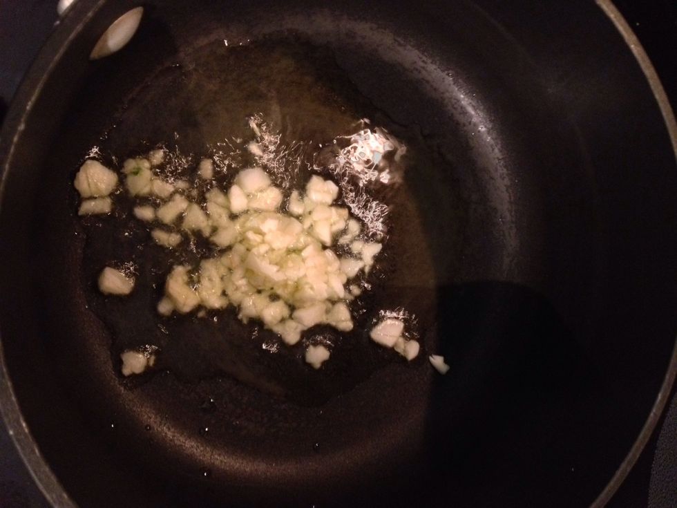 saut\u00e9 your garlic