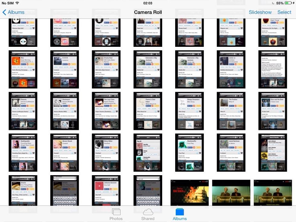 Save all of your pictures on your PC/laptop/USB/ect. and delete them on your iPad.