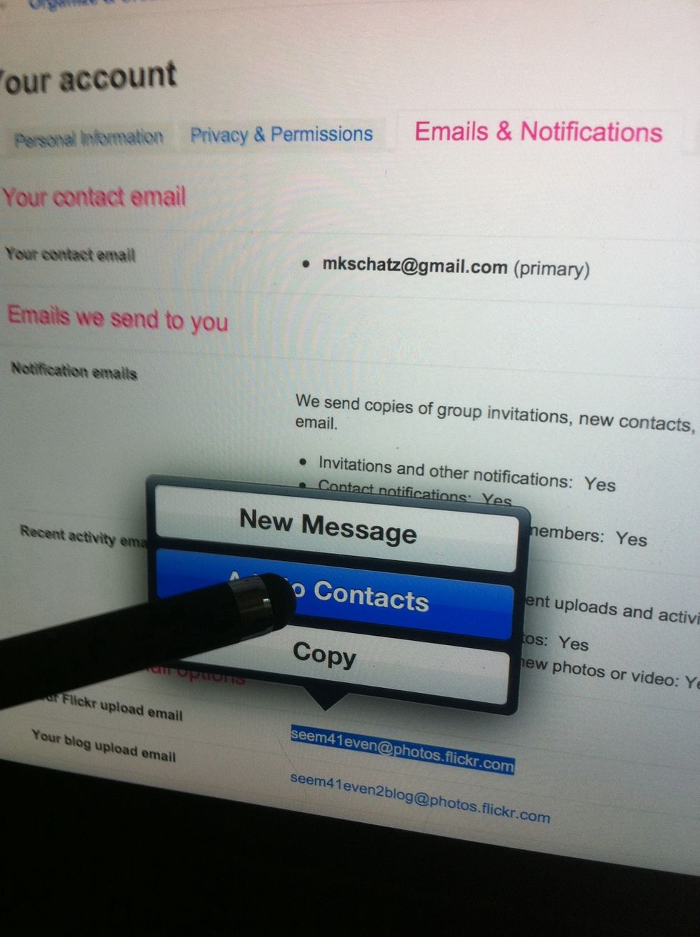 Save as a new contact!