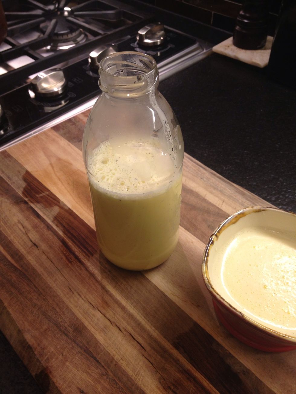 Save the rest for another day. Or bake a bigger one.