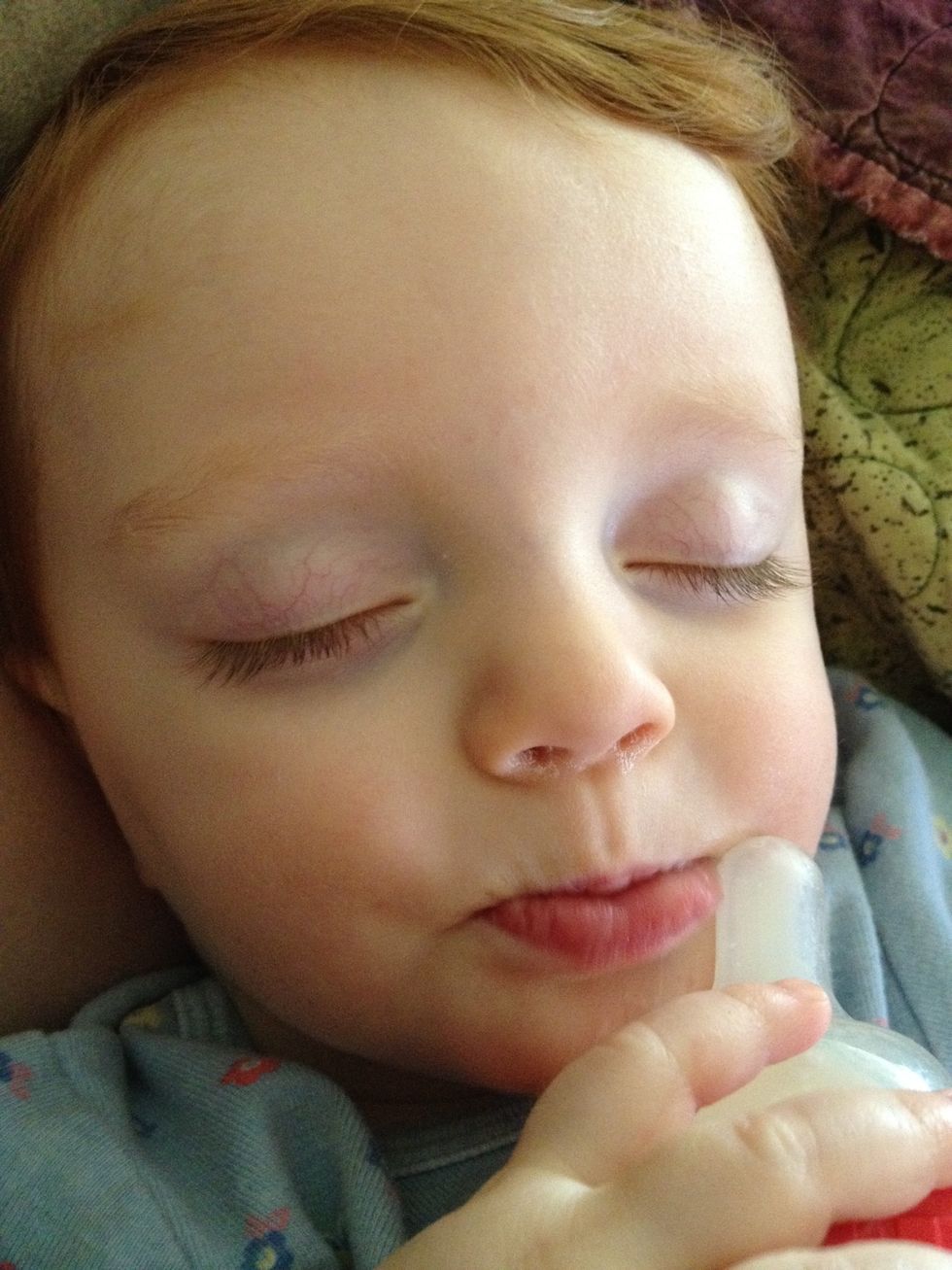Savor every moment. Be thankful. Never feel guilty for the time spent just being with them.