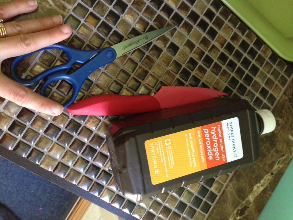 Scissors & box cutter or knife will be all you need. Oh, and a careful steady hand :)