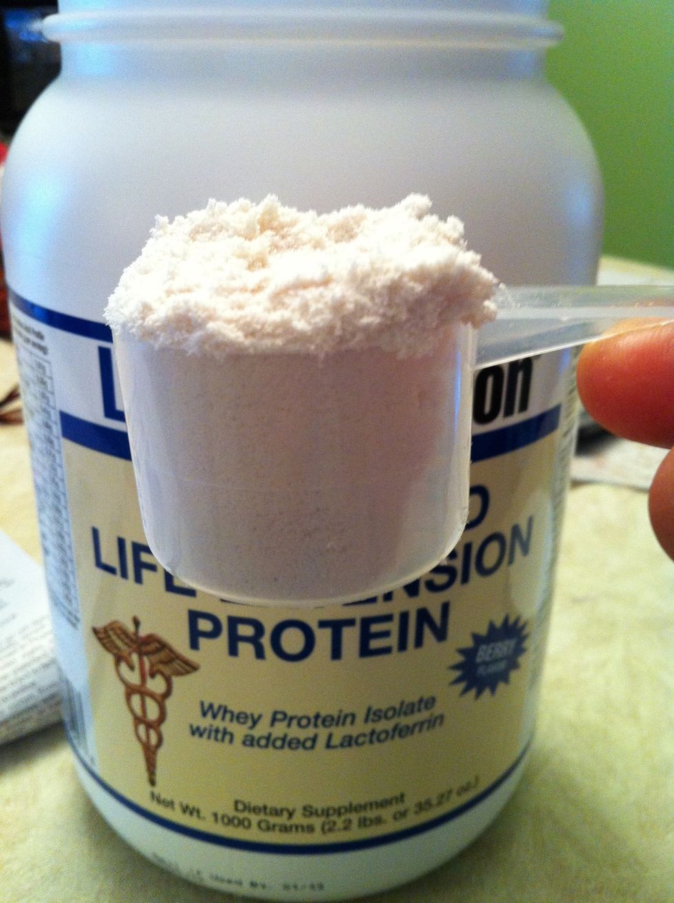 Scoop of Protein Powder.