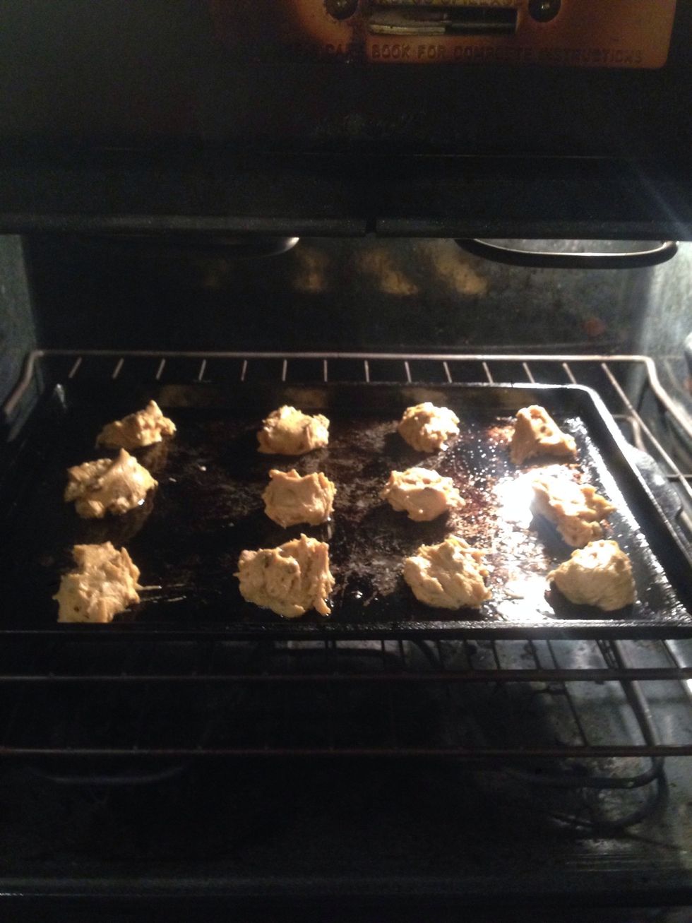 Scoop the cookie dough by heaping tablespoons onto the prepared cookie sheets and bake for 15 to 20 minutes, or until the cookies are browned around the edges.