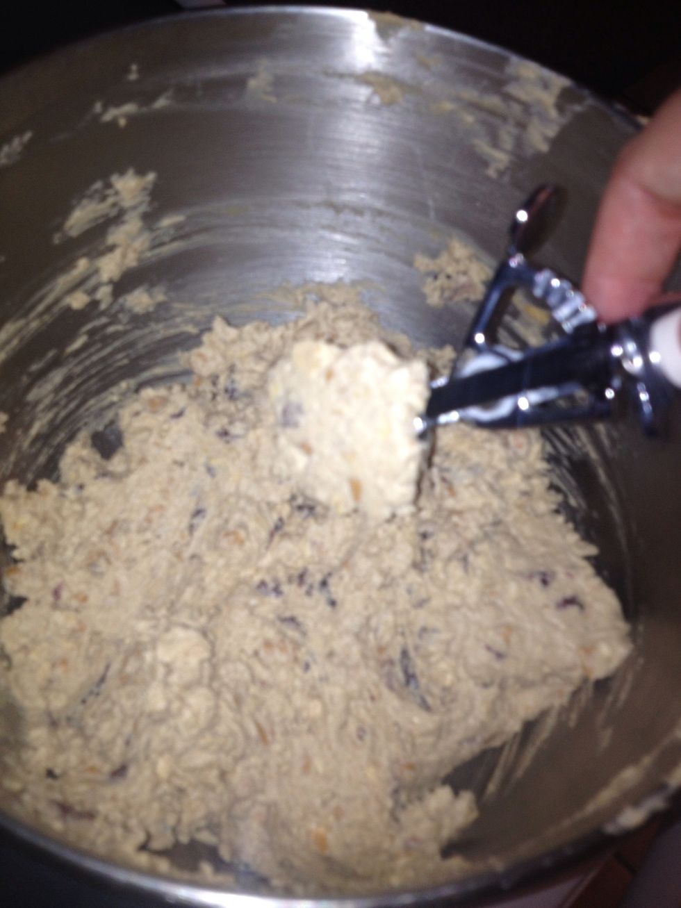 Scoop with tablespoon cookie scoop.