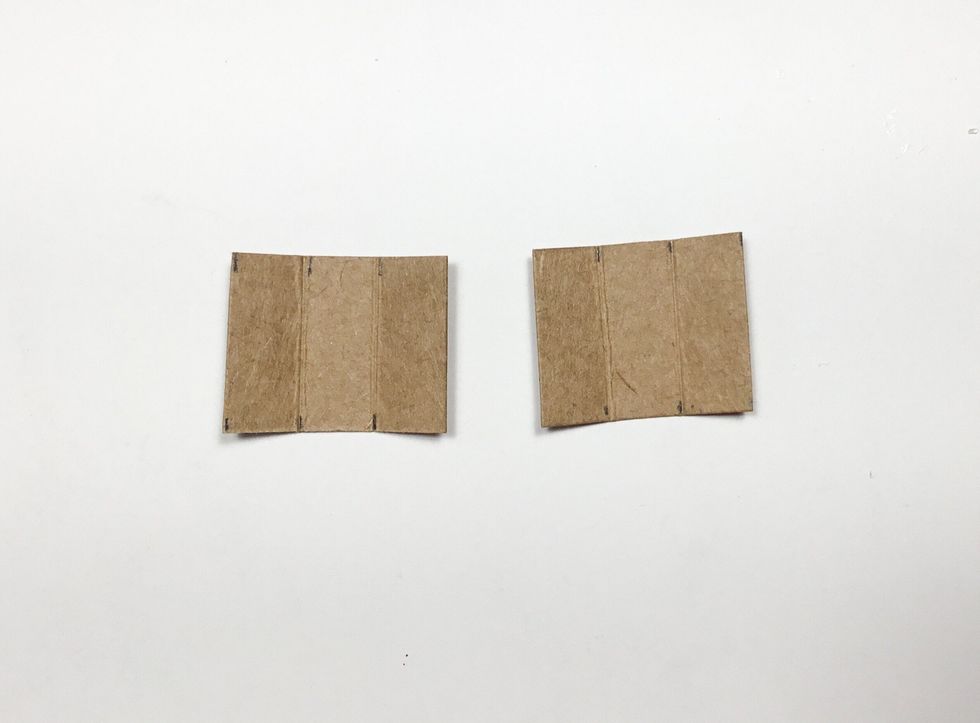 Score 1cm in from each edge as shown.