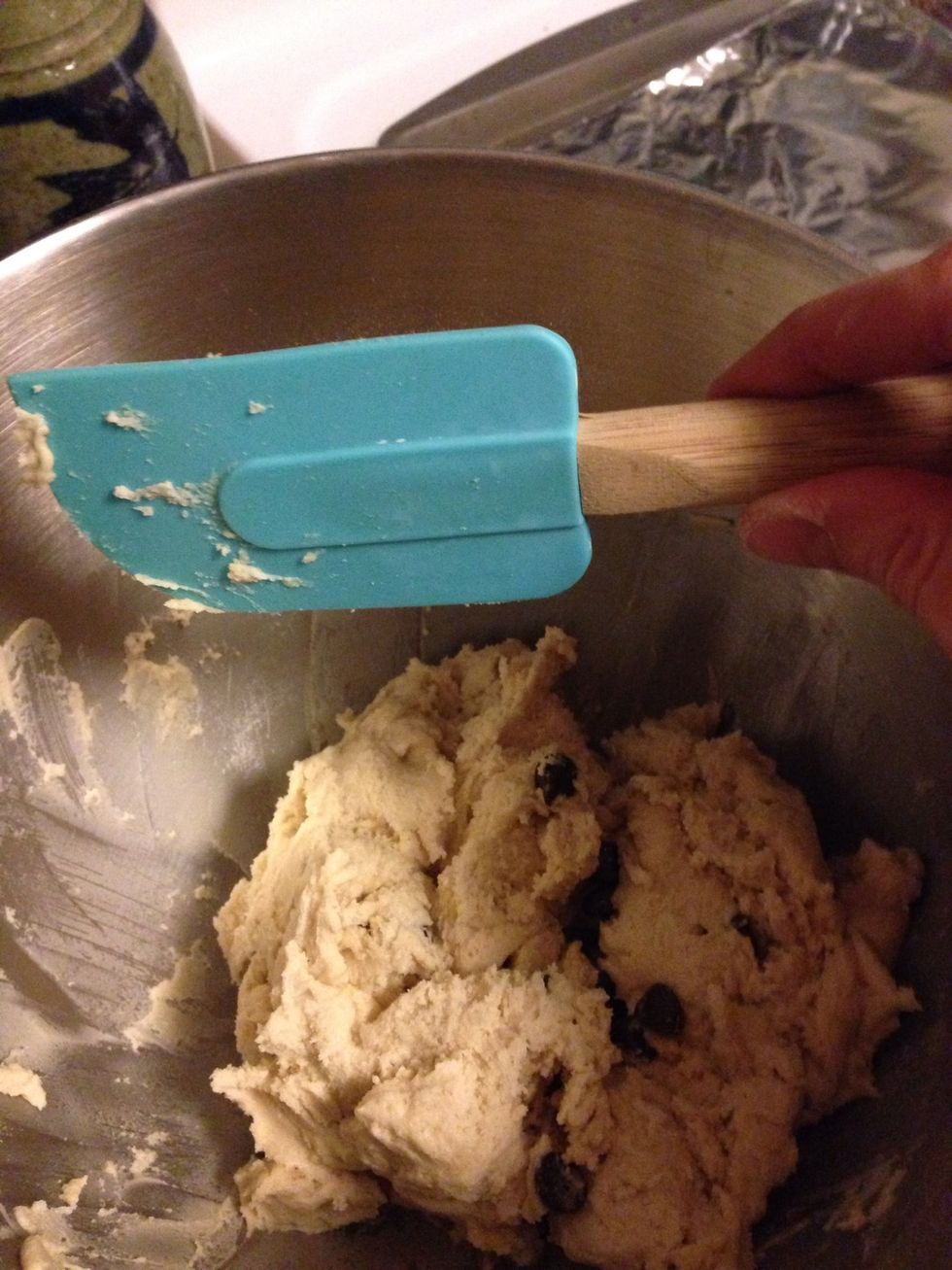 Scrape the sides of your bowl with a spatula and get ready to scoop!