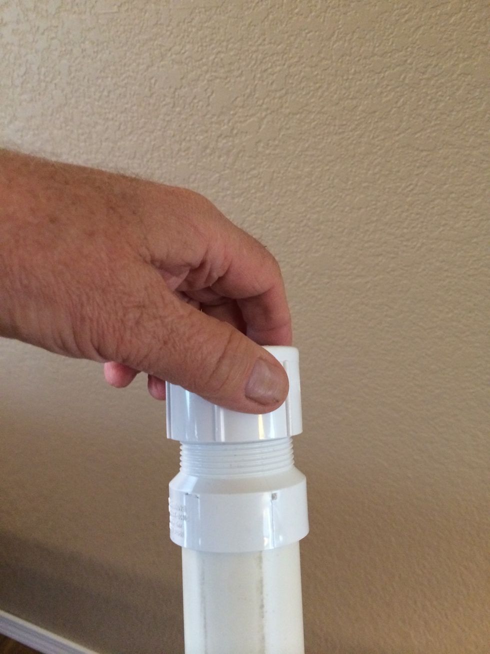 Screw on the threaded cap, and you're done.