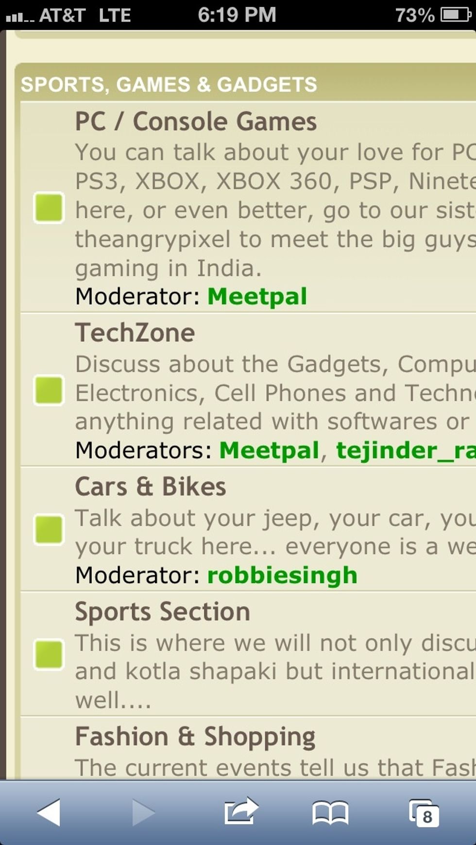 Scroll all the way down and locate heading 'Tech Zone'.