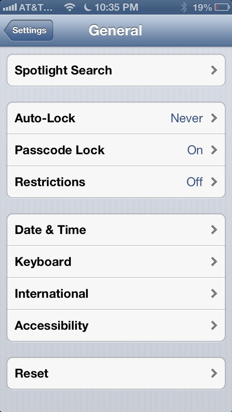 Scroll down and Tap Keyboard