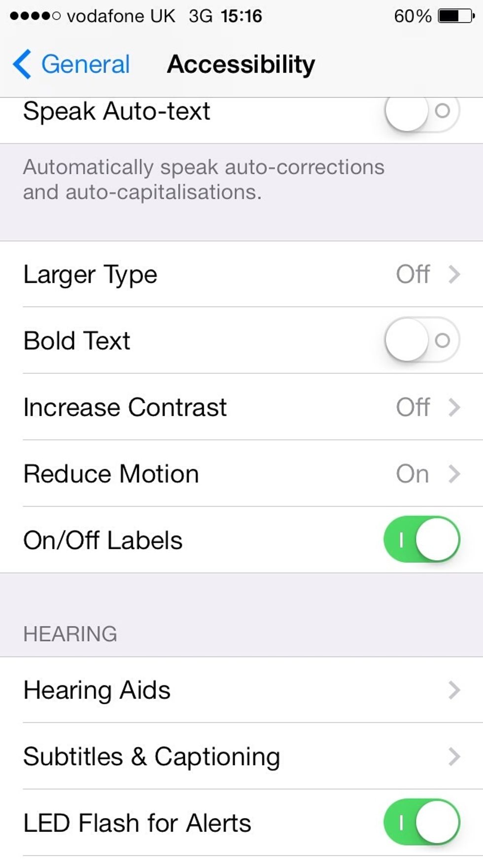 Scroll down and tap Reduce Motion