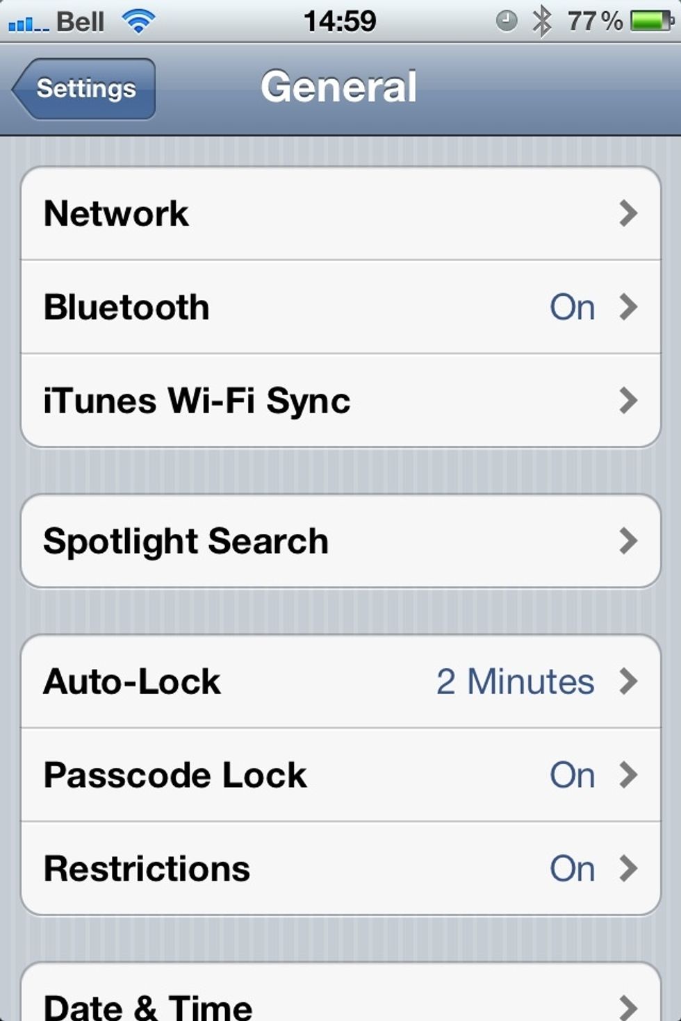 Scroll down the page to RESTRICTIONS