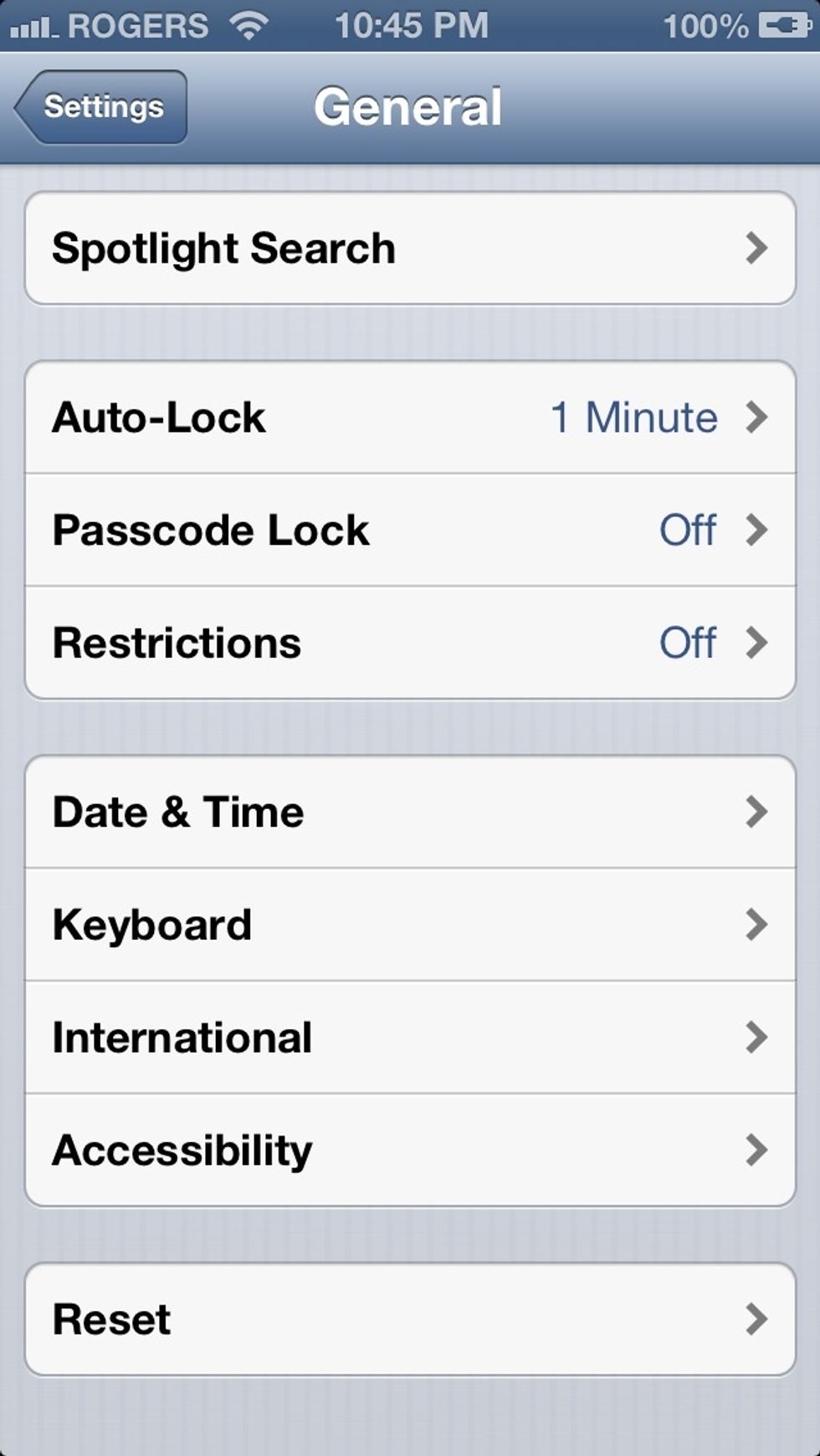 Scroll down to "Keyboard"