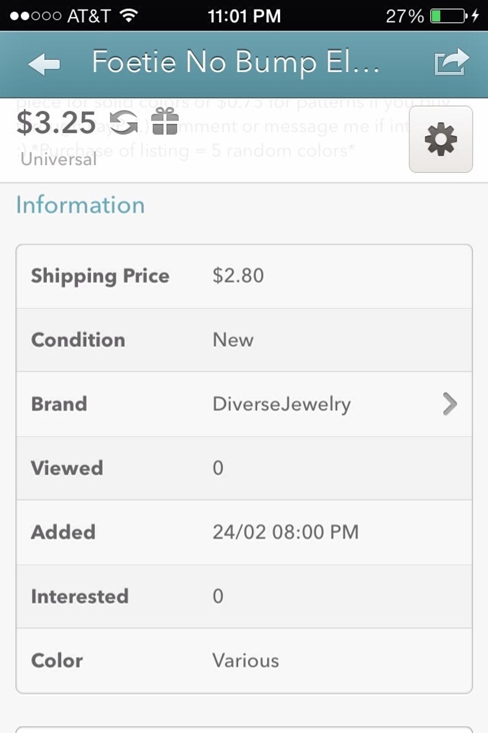 Scroll down to see your information. Here you see how it's been viewed and any comments left. When an item is purchased, funds go into your account only after the item is received. Then to your bank!