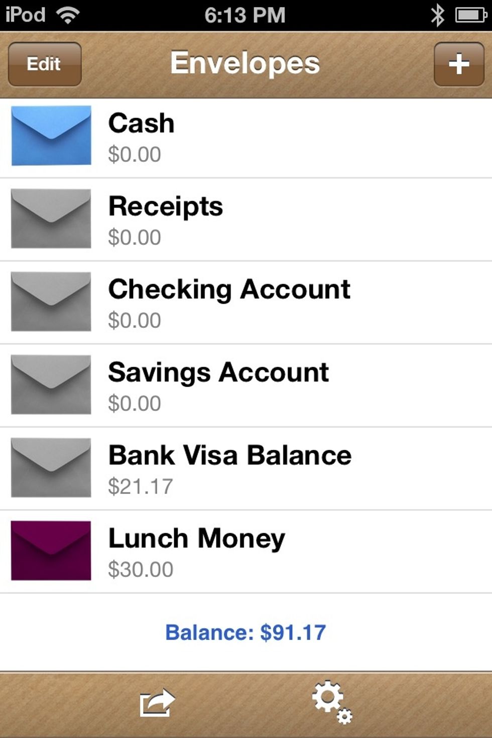 Scroll to the bottom and tap the SEND icon (The one that looks like a rectangle with an arrow on it).