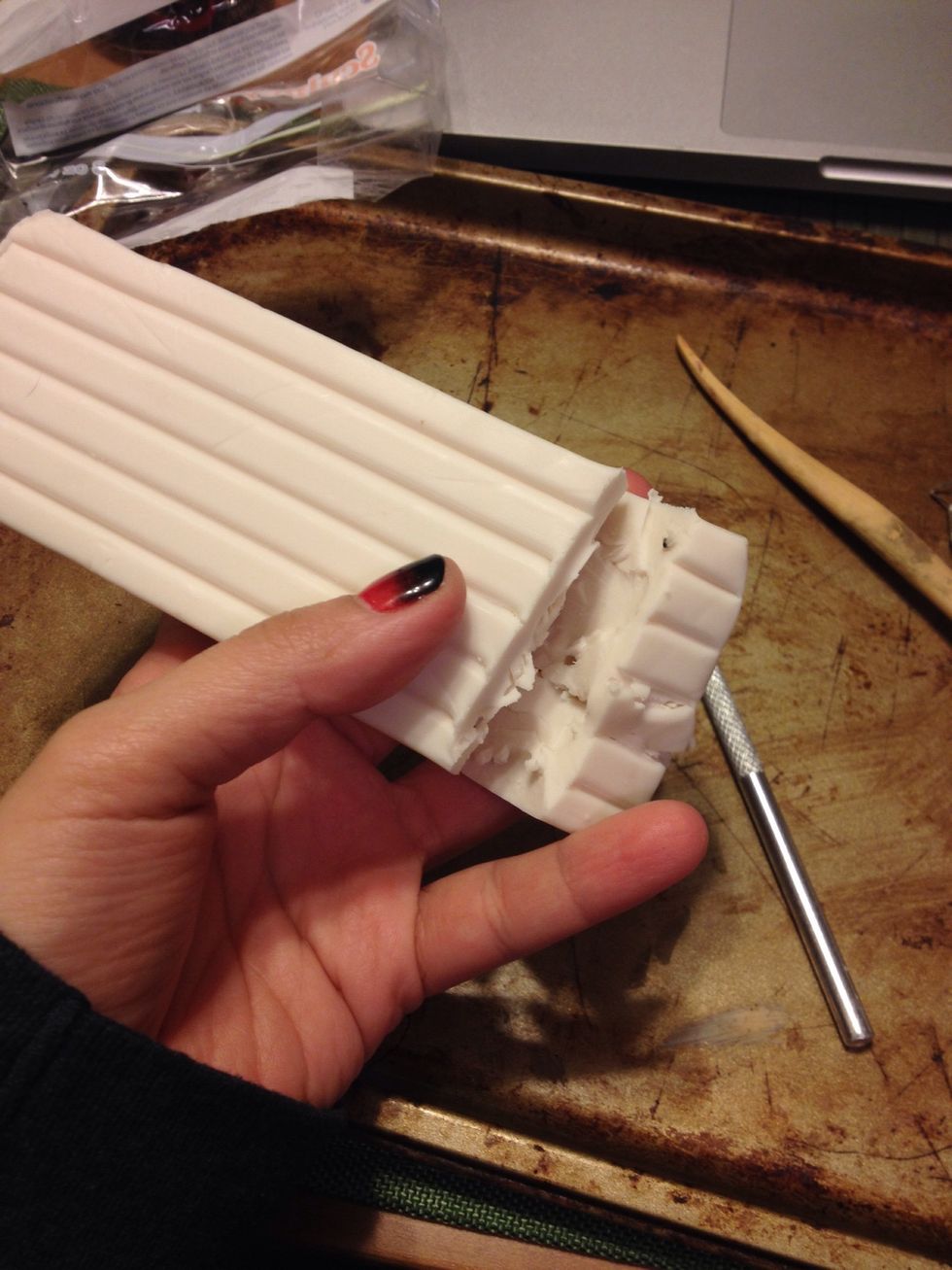 How to make open chest prosthetics for zombie look part 1 B+C Guides