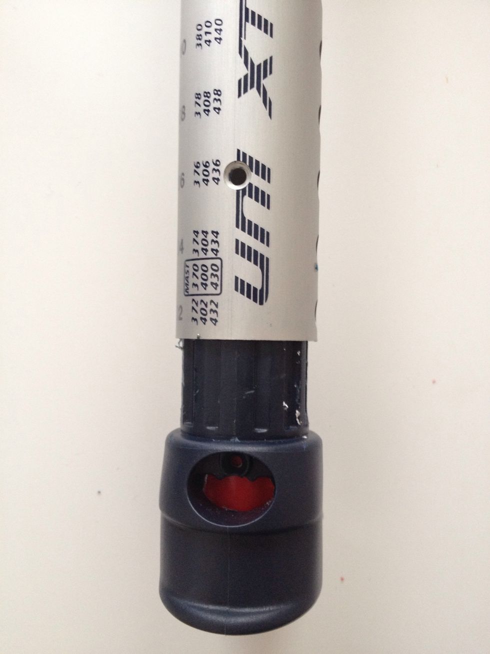 SDM-version only: remove the cup from the extension-tube