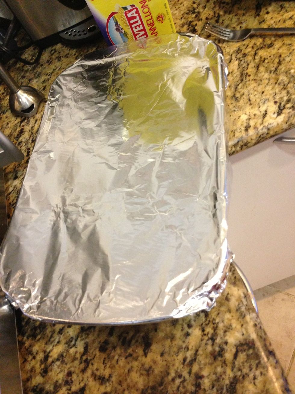 Se cubre con papel aluminio