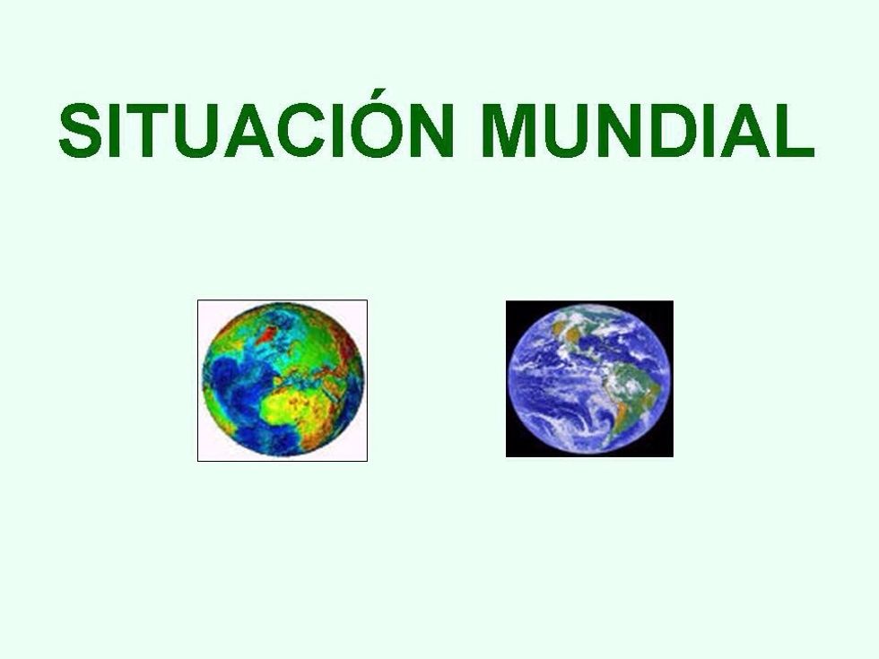 Se debe tener conocimiento previo de la situaci\u00f3n mundial para as\u00ed poder buscar un tema en espec\u00edfico.