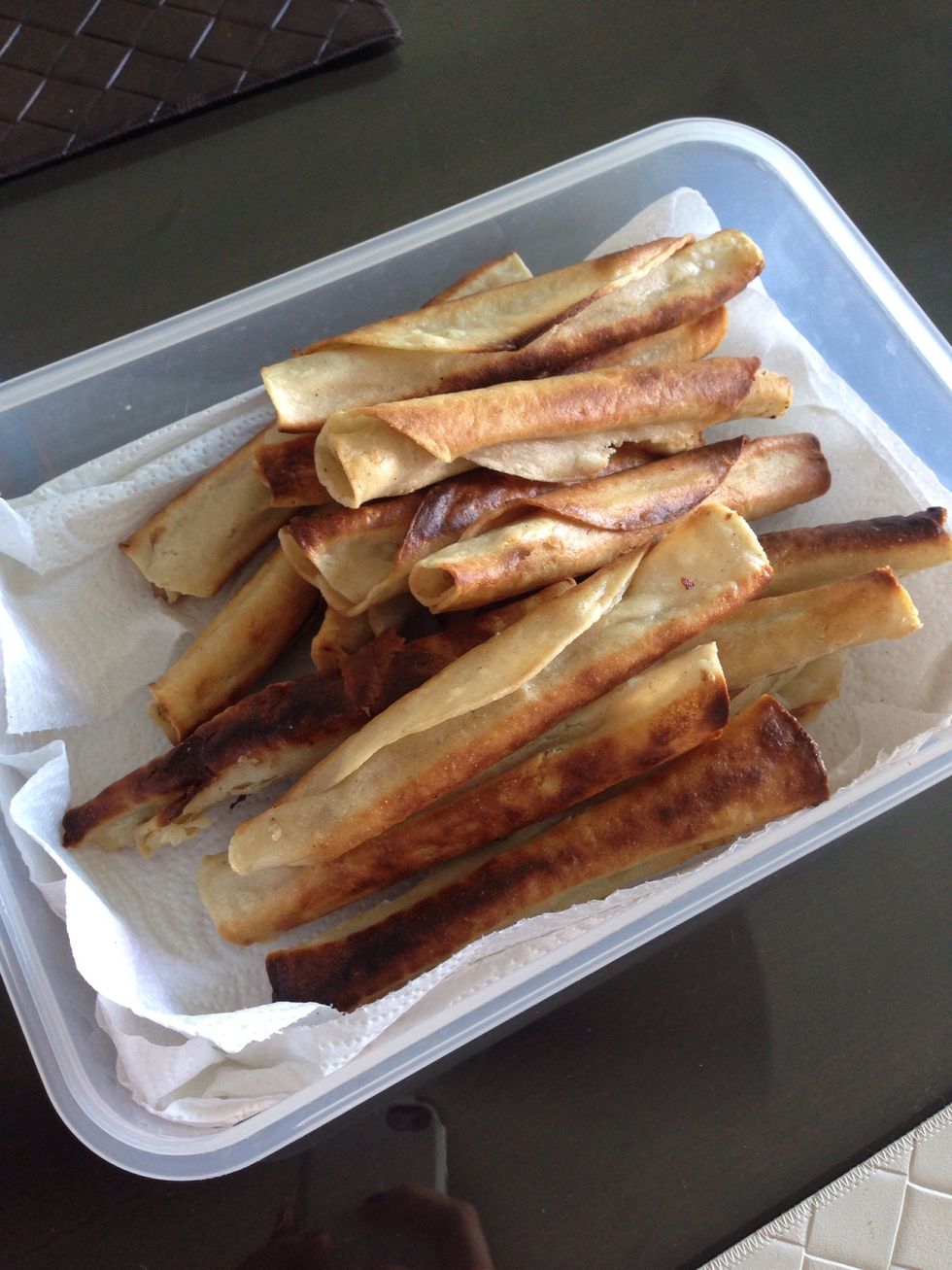 Se ponen a escurrir en papel