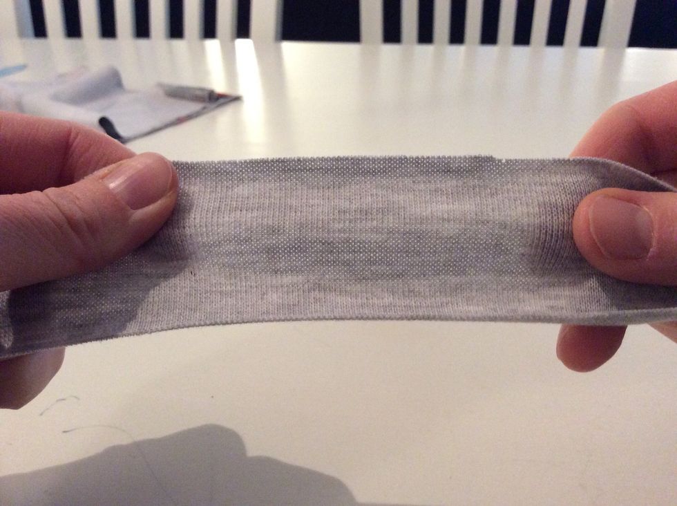 Se till att du har klippt ut muddv\u00e4ven p\u00e5 r\u00e4tt h\u00e5ll. Stretchen ska vara som jag visar (tr\u00e5driktningen \u00e4r lodr\u00e4t p\u00e5 bilden).