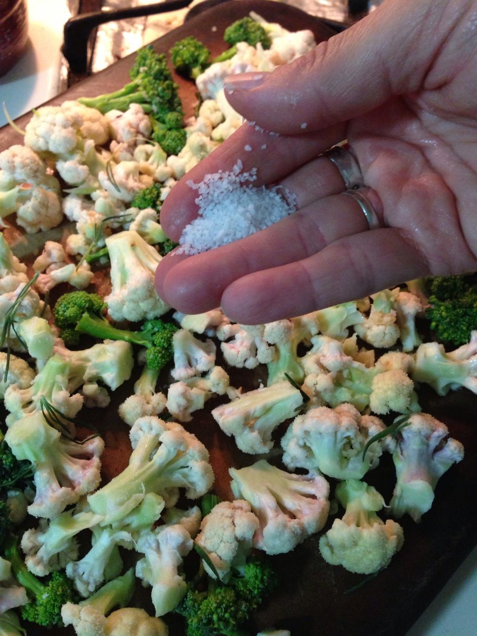Sea salt or kosher salt and pepper to taste.