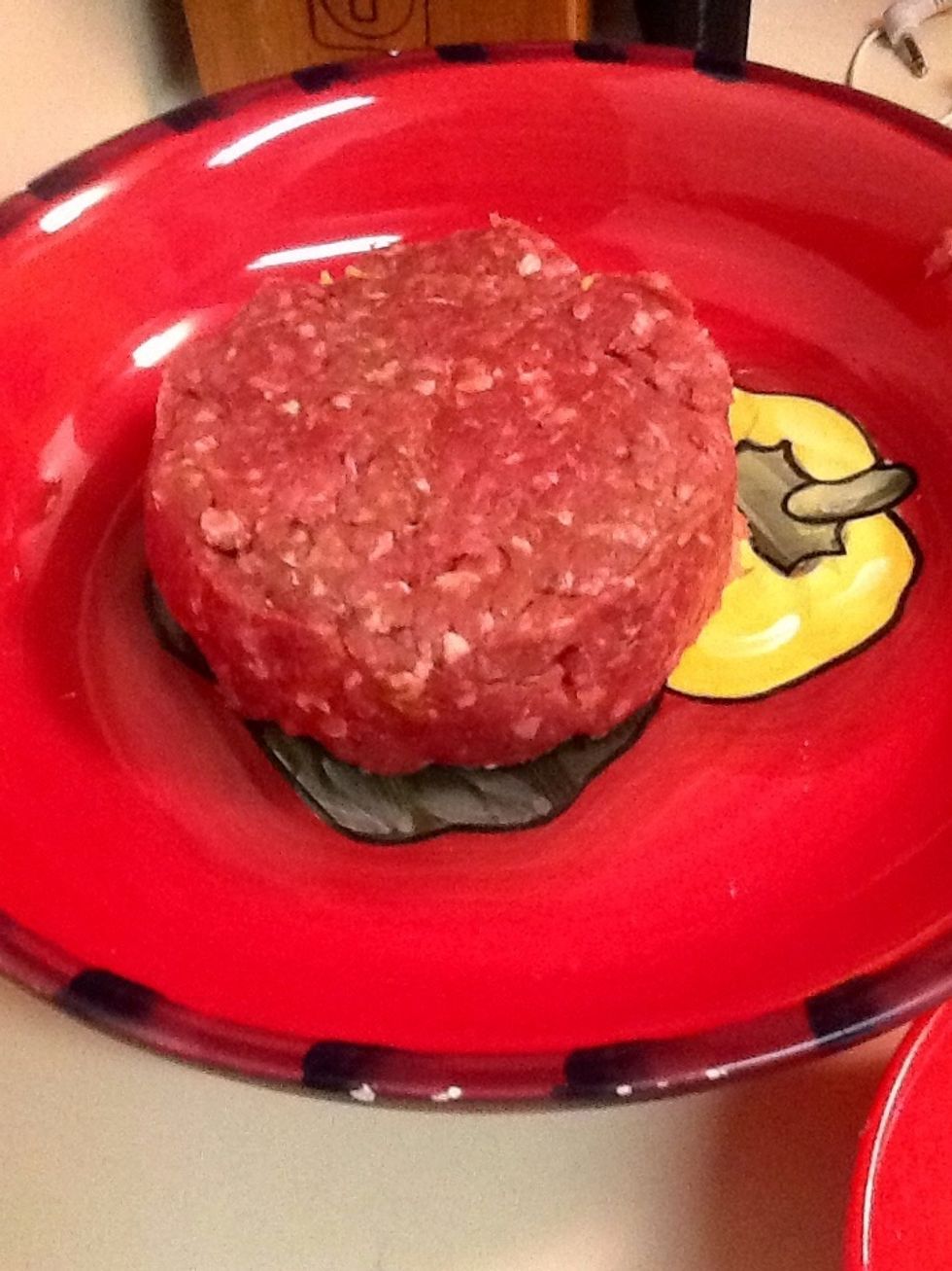 Seal cheese inside ground beef