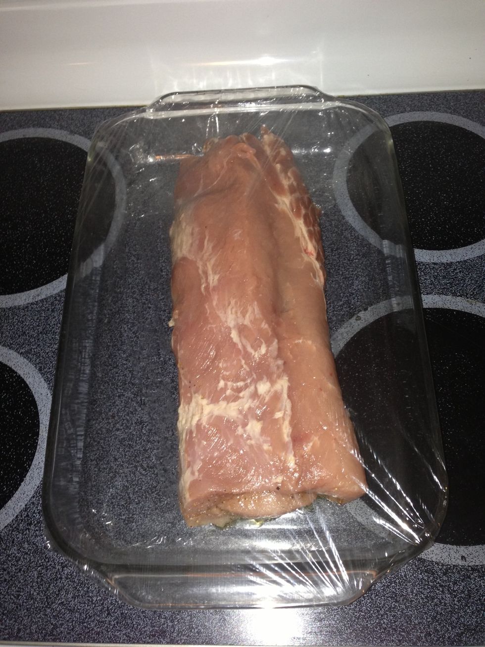 Seal tightly in a non-metallic container and place into the fridge for at least 4 hours. I'll leave this one marinating overnight.
