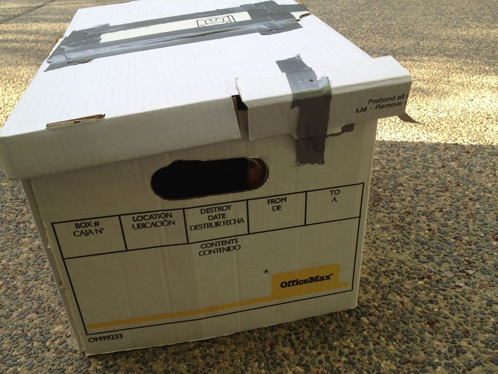 Seal up any remaining holes with duct tape.