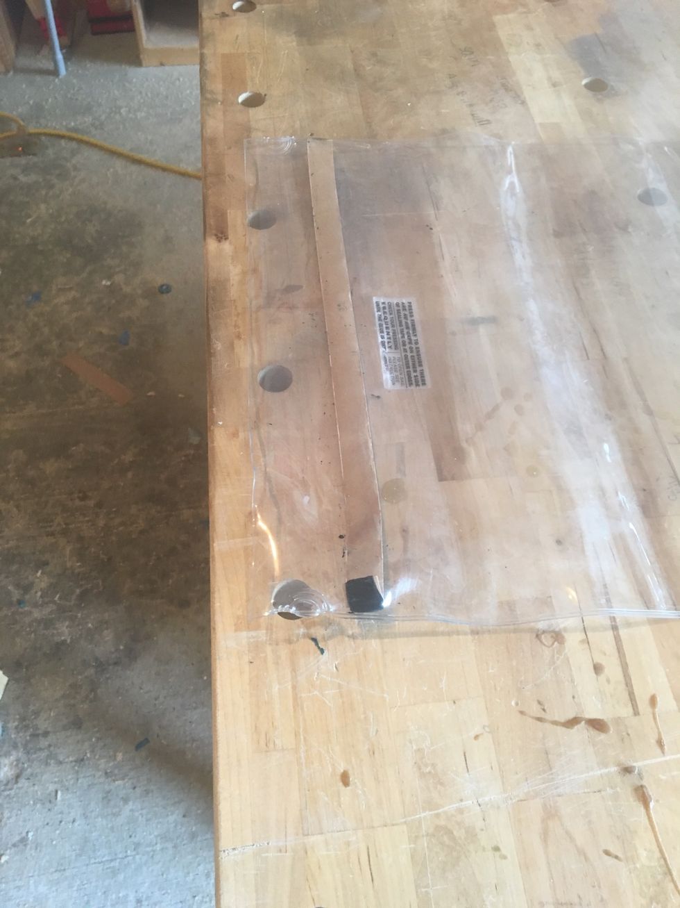 Sealing Tape must fit be long enough to contact both sides of the vacuum bag.