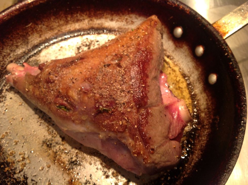Sear in a hot pan