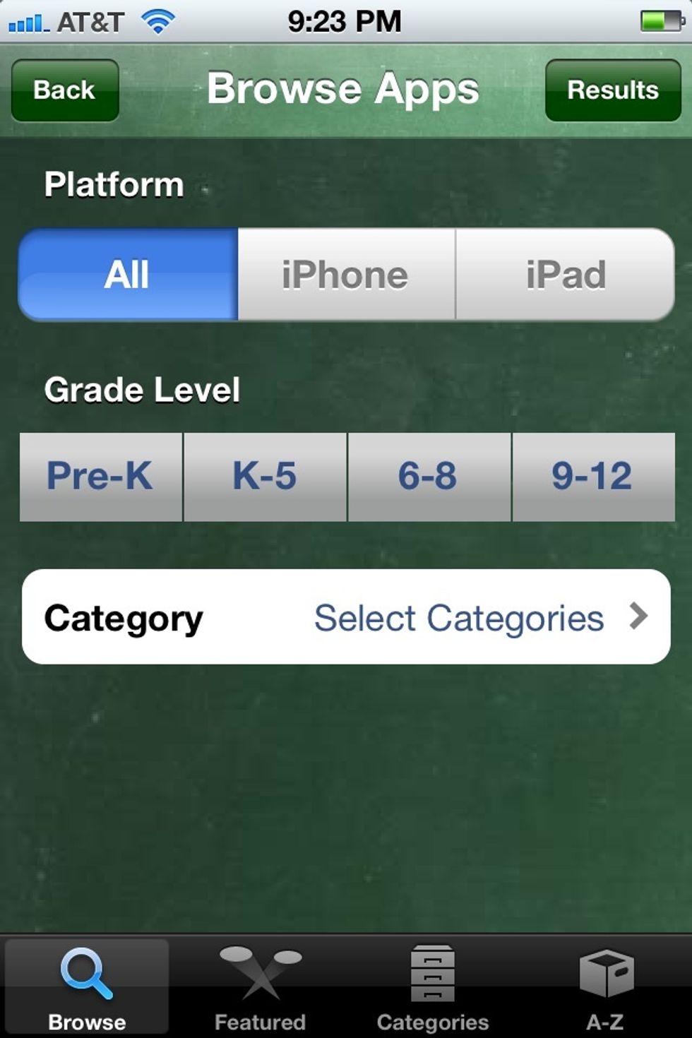 Search 500+ FREE apps by Platform, Grade Level, and Category.