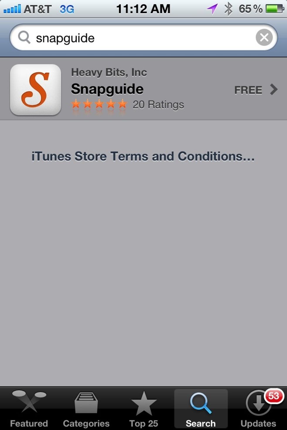Search for Snapguide in the App Store