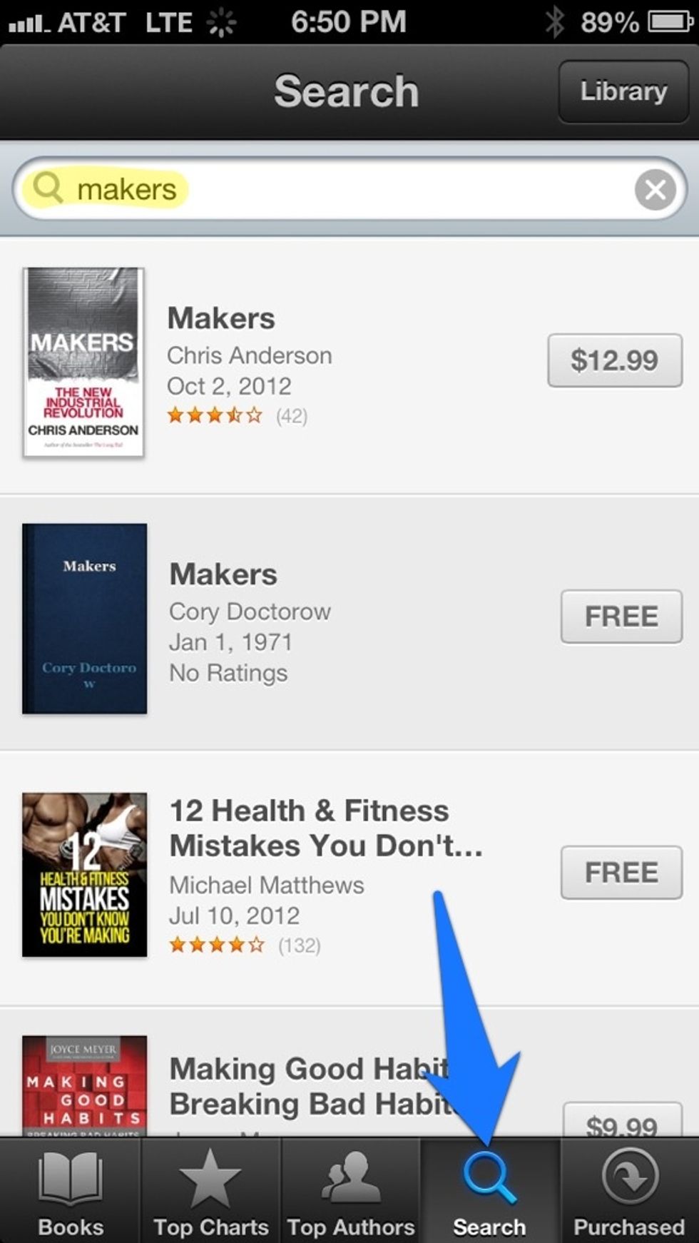 Search for the book you'd like to link to