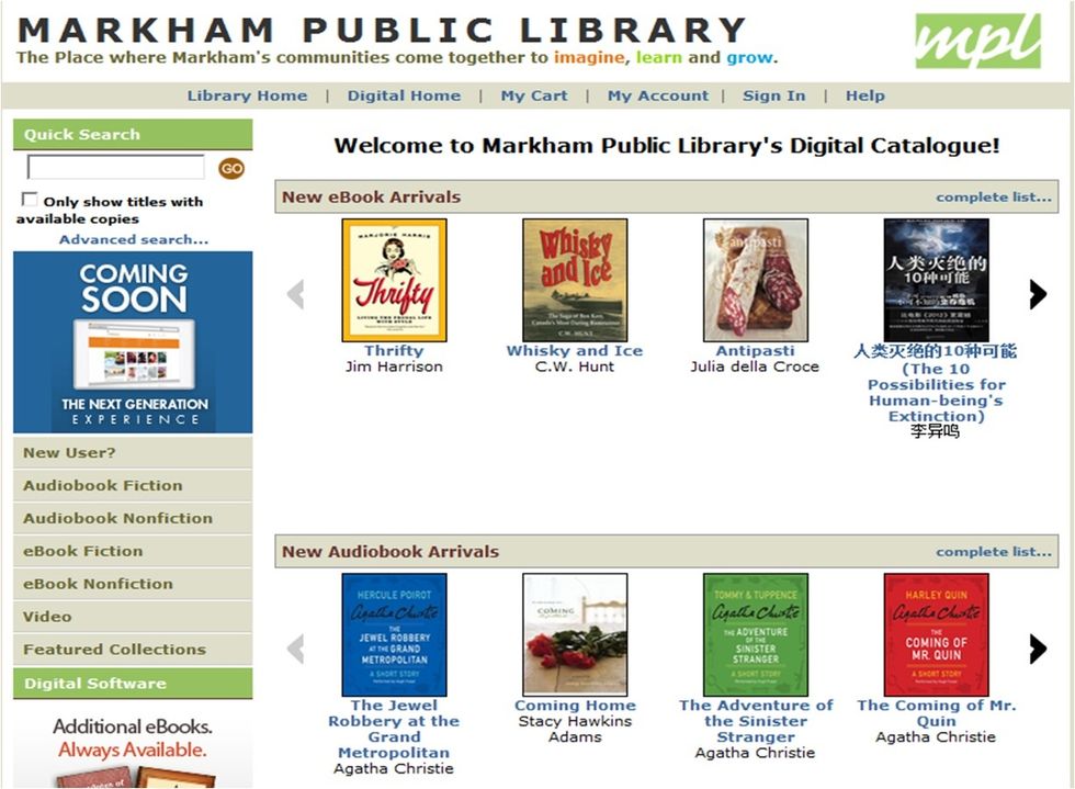 Search or browse to find exactly what you want to read or listen to. Login with your library card to download the item of your choice.