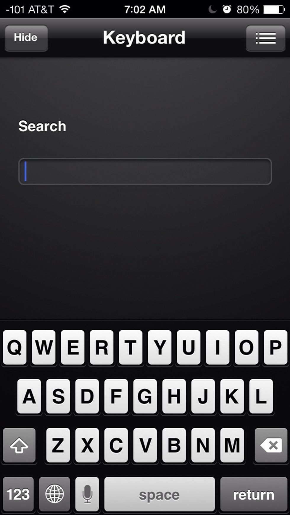 Searching is so much easier now as you can use your iPhones keyboard to search