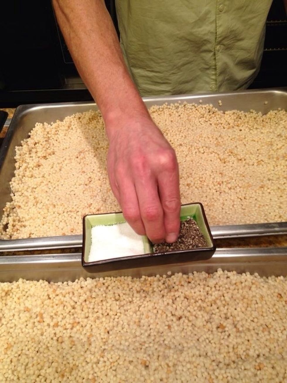 How to cook israeli cous cous in the altoshaam combi B+C Guides