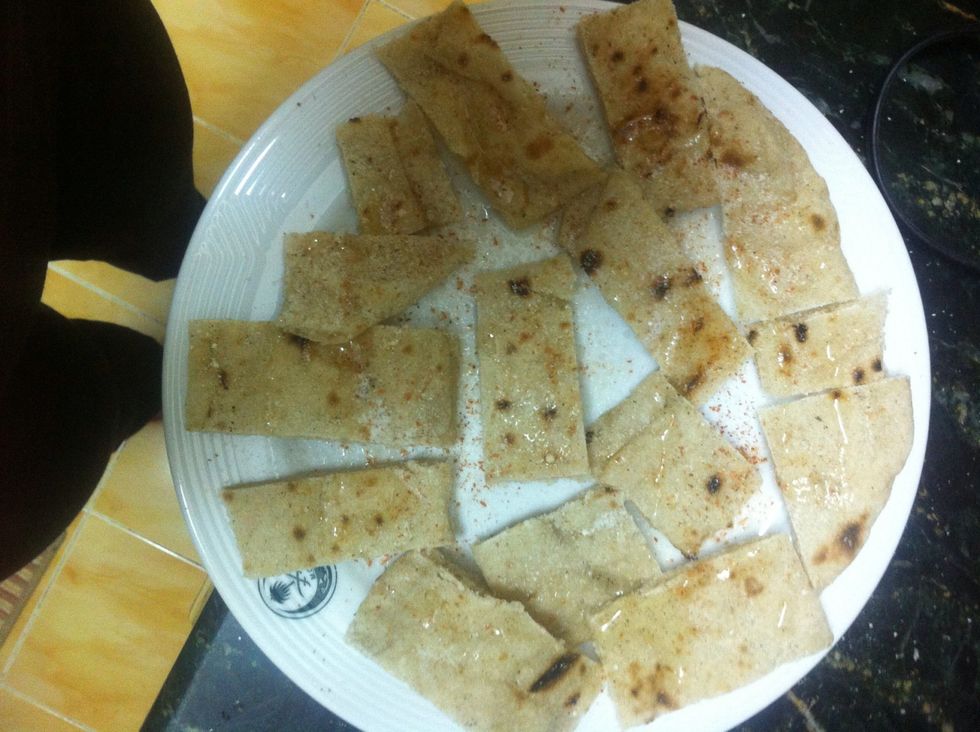 Season it with salt and pepper / chilli/ garlic powder / onion powder / even ketchup be creative\ud83d\ude04