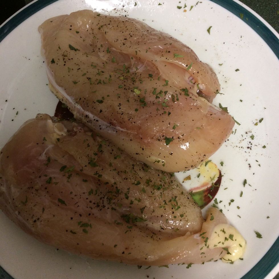 Season The Chicken Breast