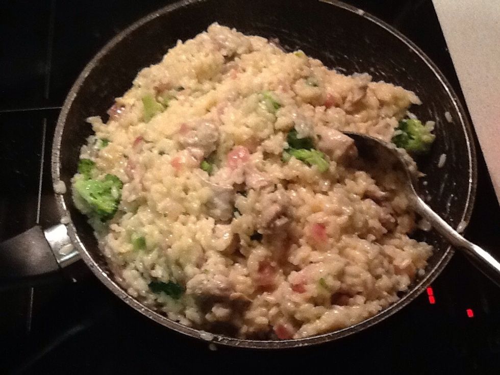 Season to taste. Serve