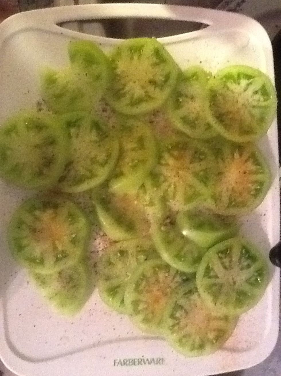 Season tomatoes to your likeness but not to much salt :)