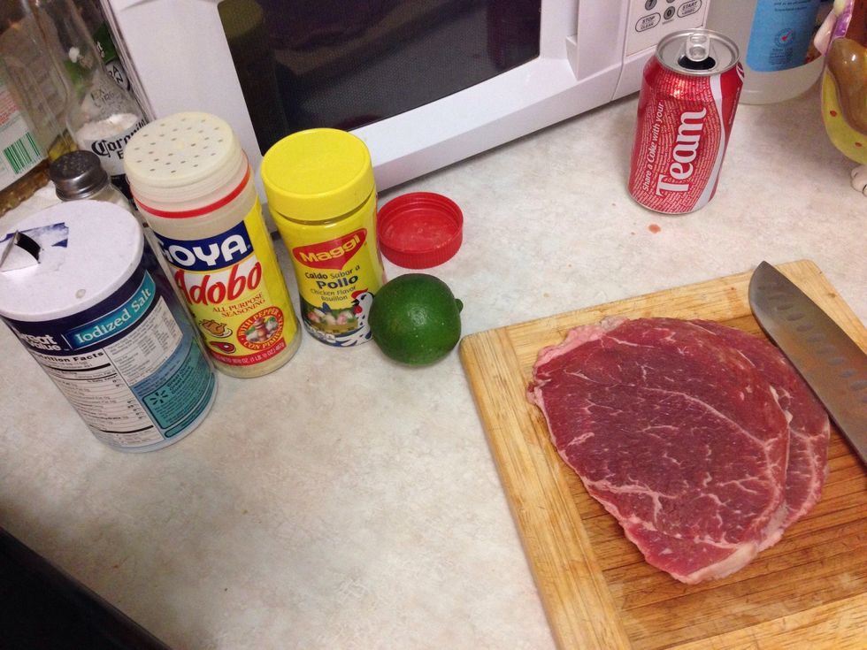 Season well the meat