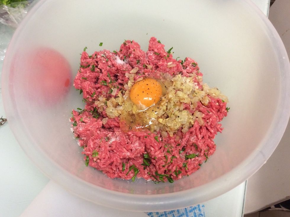 Season with black pepper and salt