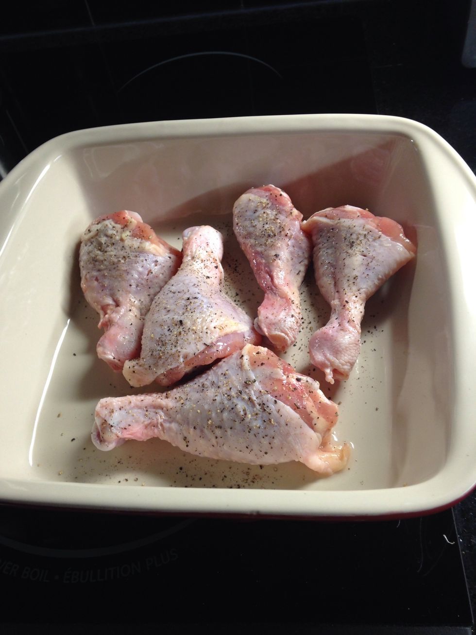 Season with black pepper